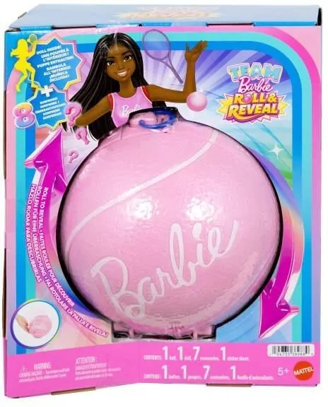 Barbie Kariera Piłka Wyskakująca lalka Tenisistka - tantis.pl