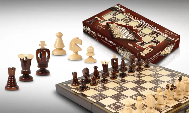 Szachy małe królewskie 35cm - tantis.pl