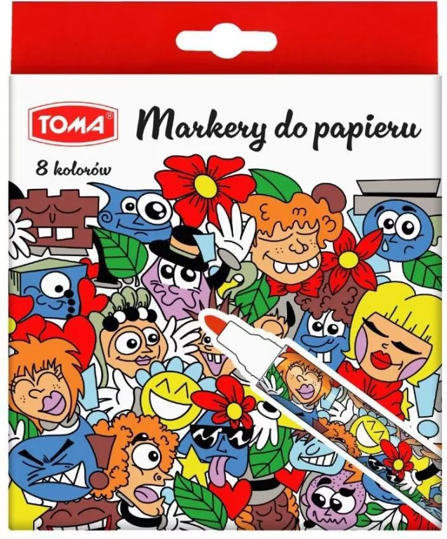 Markery do papieru 8 kolorów - tantis.pl