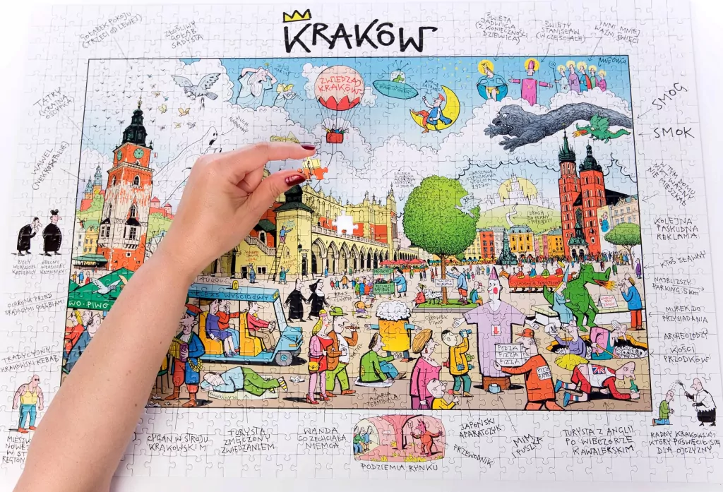 Puzzle 1000. Kraków - tantis.pl