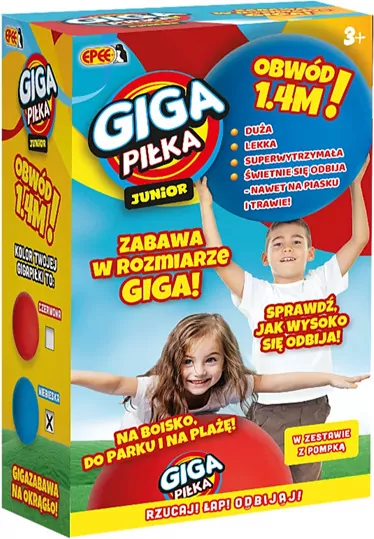 Giga piłka Junior niebieska - tantis.pl