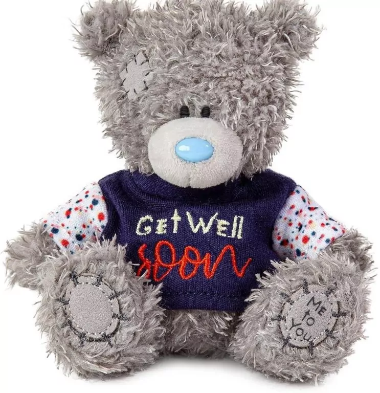 Miś - Get Well Soon w koszulce 11cm - tantis.pl
