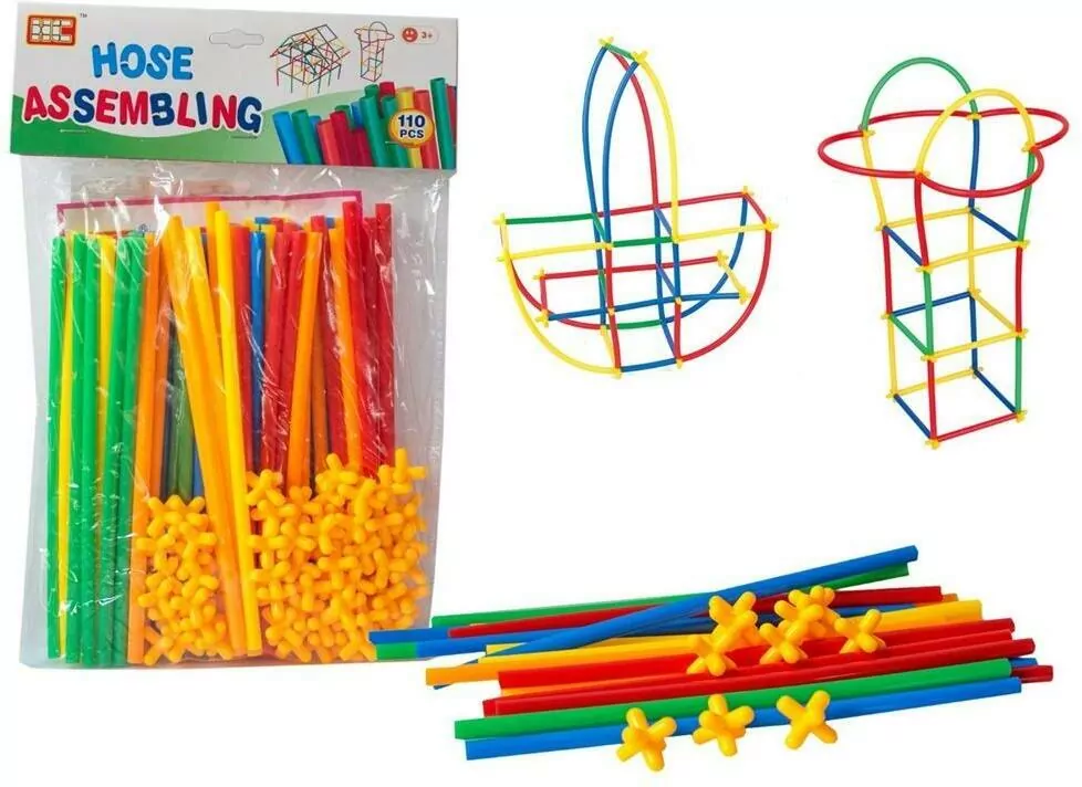 Klocki słomki, 110 elementów - tantis.pl