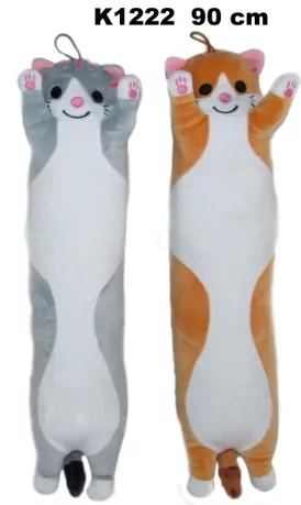 Poduszka wałek kot 90cm MIX - tantis.pl