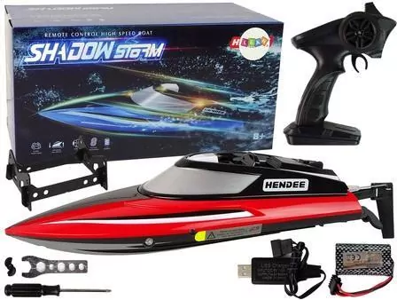 Motorówka R/C 2,4G czerwona 20-25 km/h - tantis.pl