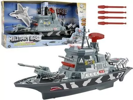 Statek wojskowy Militarny światła dźwięki - tantis.pl