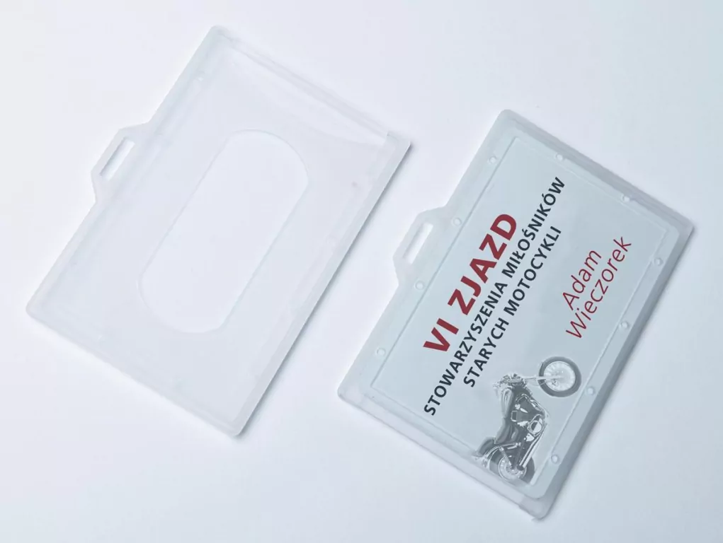 Identyfikator PCV 60x90, OP50 sztuk - tantis.pl