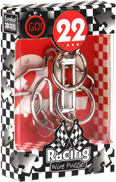 Łamigłówka druciana Racing nr 22 - poziom 1/4 G3 - tantis.pl