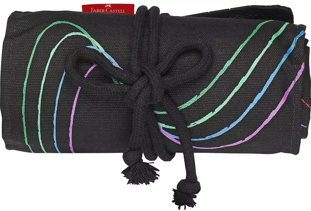 Kredki trójkątne Black Edition piórnik rolow 72szt - tantis.pl