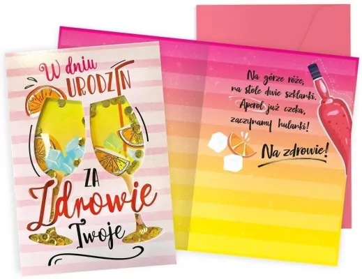Karnet B6. Urodziny aperol