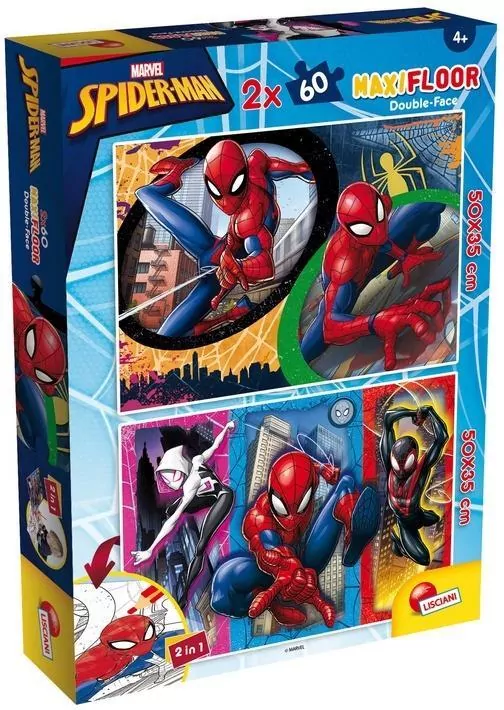 Puzzle 2x60 Disney marvel Spiderman - tantis.pl
