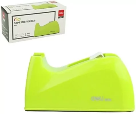 Podajnik do taśmy klejącej Rio zielony DELI