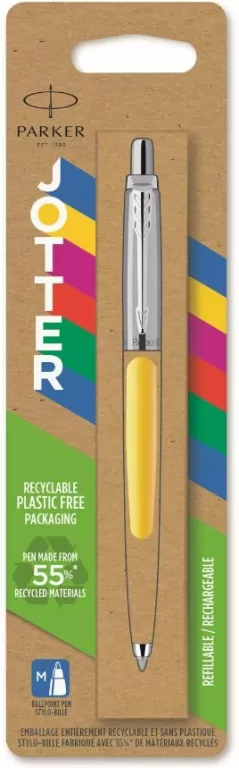 Długopis Parker Jotter Originals Yellow niebieski 2076056 - tantis.pl