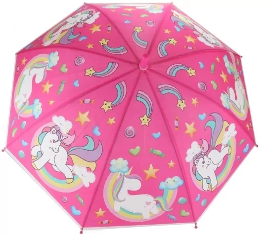 PARASOL AUTOMAT DZIEC 48CM JEDNOROZEC FOL 12 - tantis.pl