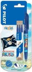 Pióro kulkowe Frixion niebieski+3 wkłady One Piece