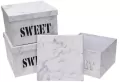 Pudełko Flower Box Sweet biały ROZETTE - tantis.pl