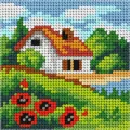Haft. Moje pierwsze wyszywanie - Domek lato - tantis.pl