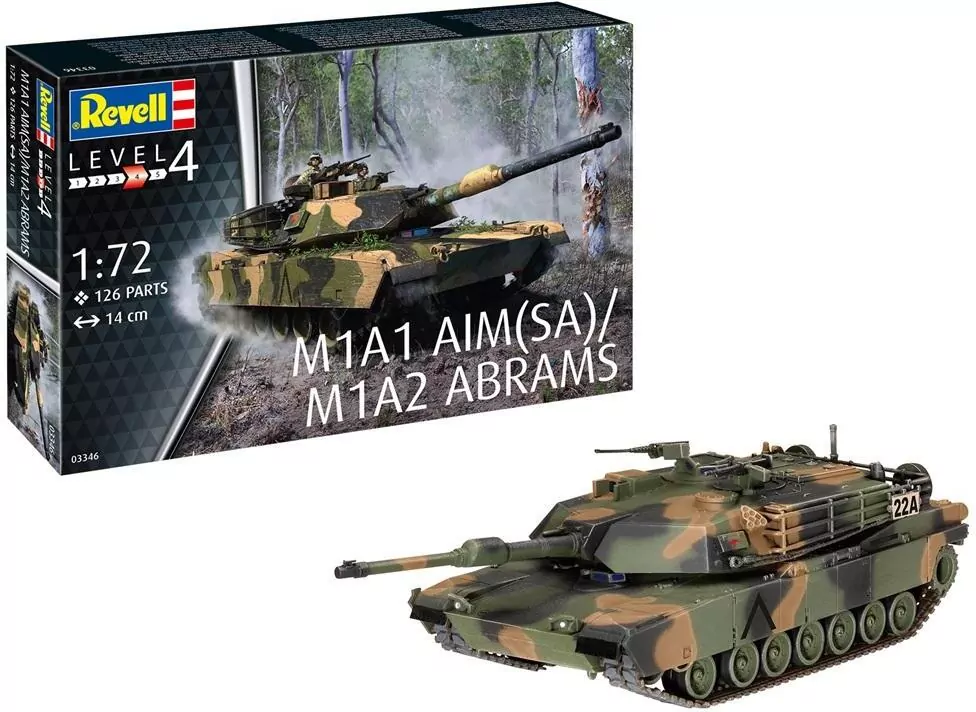 Revell. Czołg M1A1 AIM(SA)/ M1A2 Abrams - tantis.pl