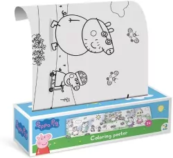 Świnka Peppa. Kolorowanka w rolce