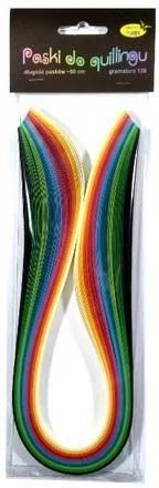 Paski do quillingu 10mmx50cm kolorowe - tantis.pl