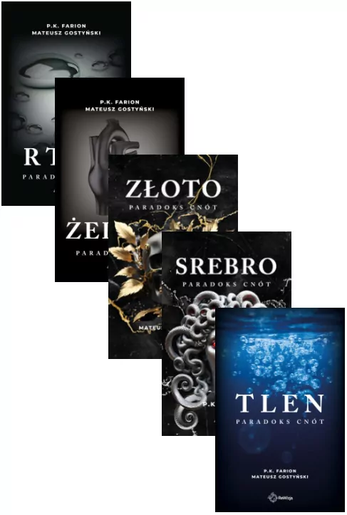 Pakiet: Rtęć / Żelazo / Złoto / Srebro / Tlen. Paradoks Cnót. Tom 1-5 - tantis.pl