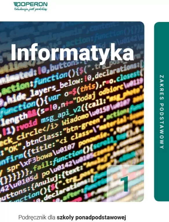 Informatyka 1. Podręcznik dla szkoły ponadpodstawowej. Zakres podstawowy - tantis.pl