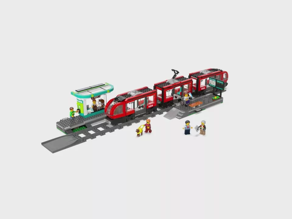 LEGO® City. Tramwaj miejski ze stacją 60423 - tantis.pl