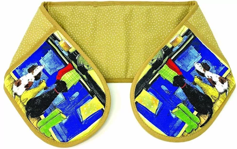 Rękawice kuchenne GLV14 Psy w kuchni - tantis.pl