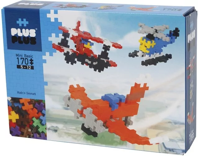 Klocki Plus-Plus Basic. Zestaw Z Samolotami 170el - tantis.pl