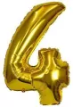 Balon foliowy 4 złoty, 61cm - tantis.pl