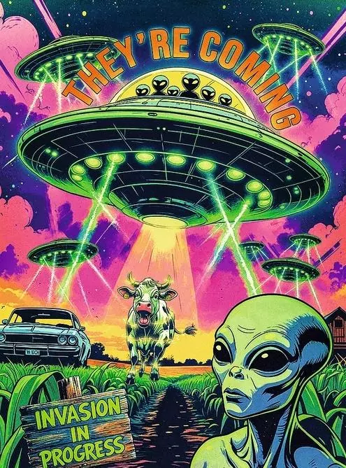 Puzzle 1000 Hall of Horror UFO TREFL - tantis.pl