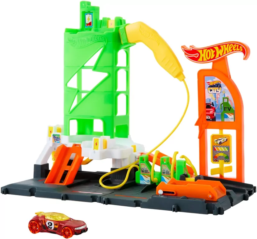 Hot Wheels City Superstacja ładowania samochodów - tantis.pl