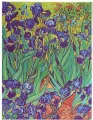 Kalendarz tygodniowy ultra 24/25 Van Goghs Irises - tantis.pl