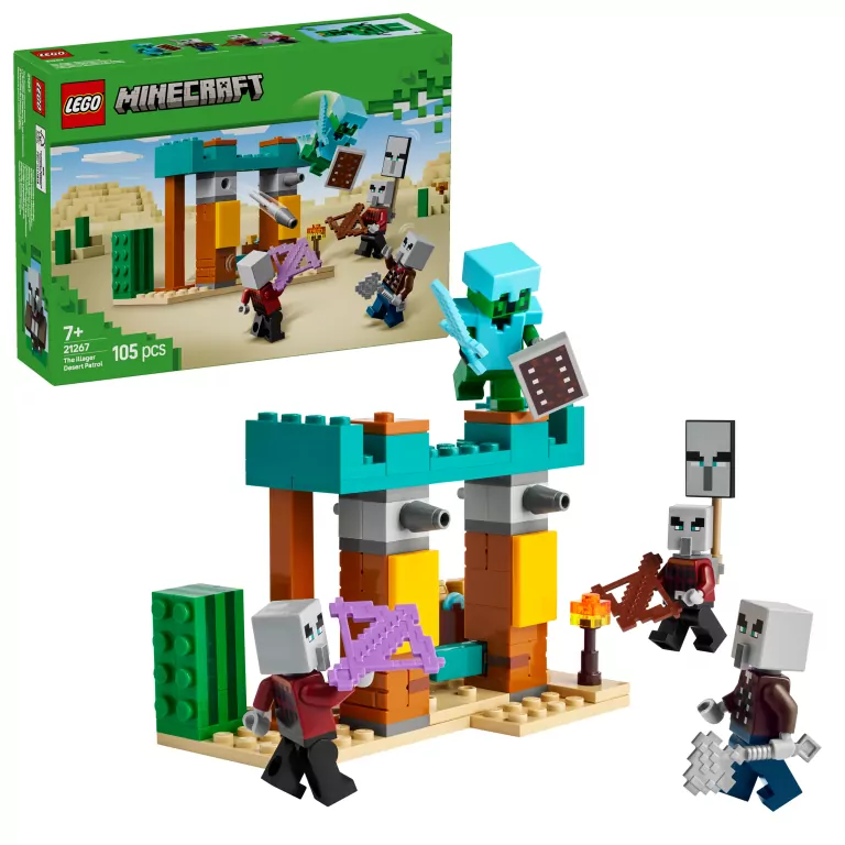 LEGO® Minecraft. Pustynny patrol złosadników 21267 - tantis.pl