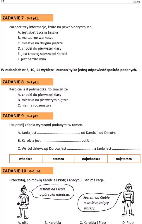 Czytam ze zrozumieniem i rozwiązuję zadania - tantis.pl