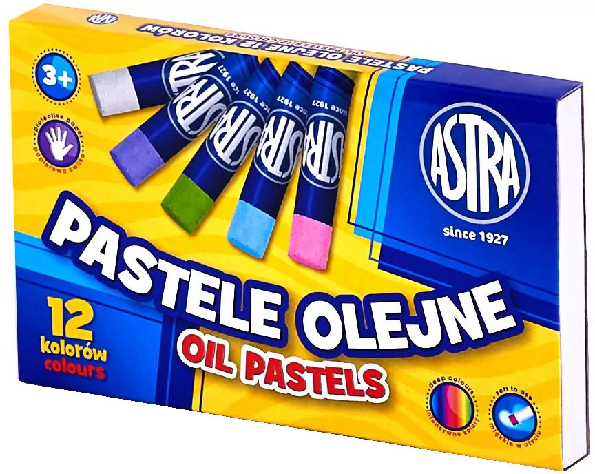 Pastele olejne. 12 kolorów - tantis.pl