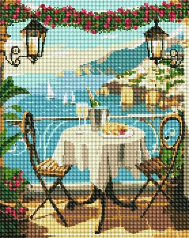 Diamentowa mozaika - Bajka dla dwojga 40x50cm - tantis.pl
