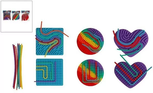 Sensoryczna Układanka Fingerprint Maze 15x16, mix - tantis.pl
