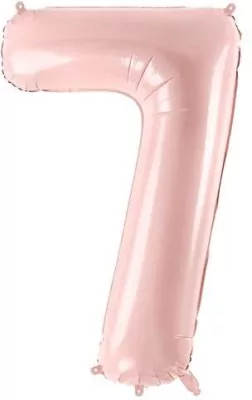 Balon foliowy 7 jasny różowy 72cm