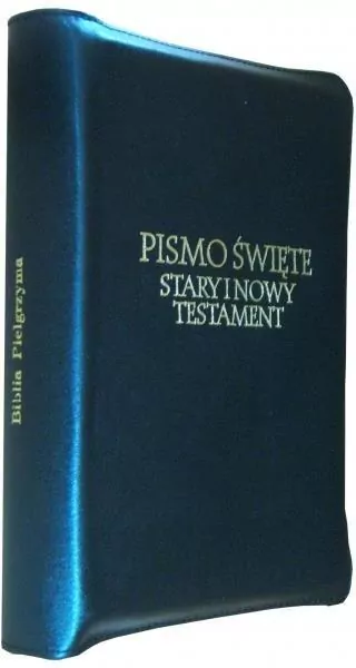 Biblia Pielgrzyma skórzany futerał czarny - tantis.pl