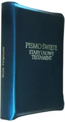 Biblia Pielgrzyma skórzany futerał czarny