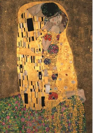 Puzzle 1000. Compact. Museum, Klimt Pocałunek. 39790 - tantis.pl