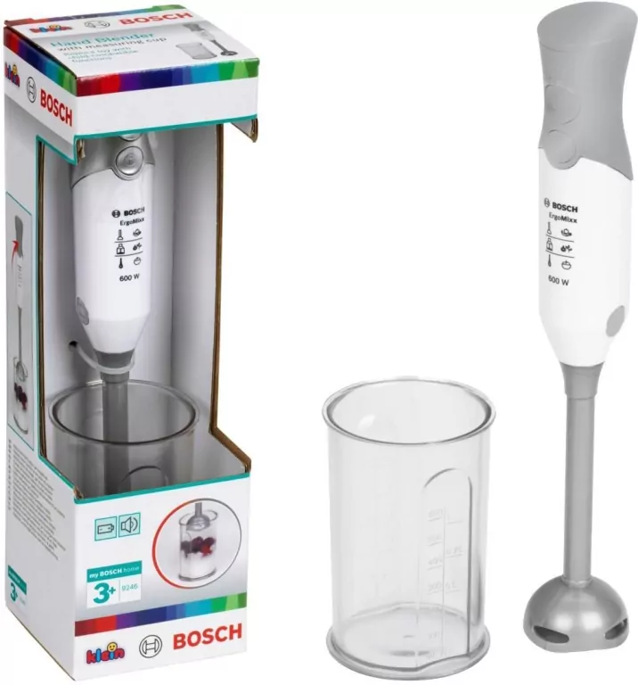 Blender Bosch z pojemnikiem srebrny - tantis.pl