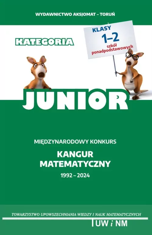 Matematyka z wesołym kangurem. Poziom Junior 2024 - tantis.pl