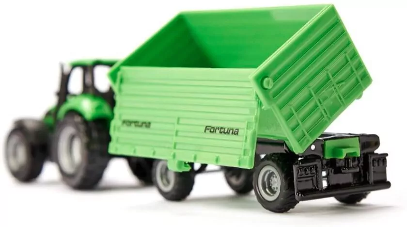Siku. Farmer Deutz-Fahr z przyczepą Fortuna - tantis.pl