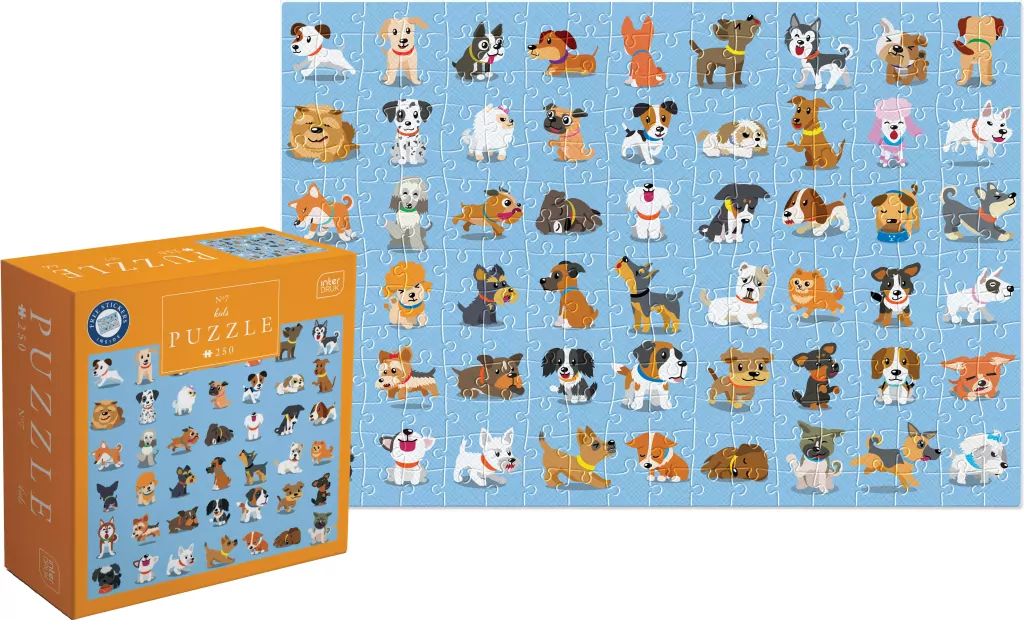 Puzzle 250 Kids 7 Dogs - tantis.pl
