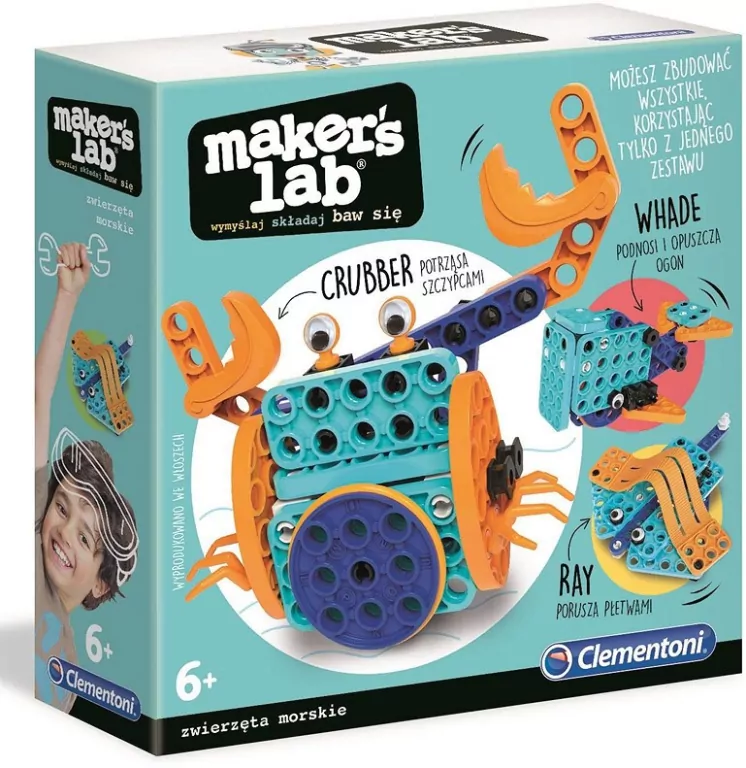 Maker's Lab. Zwierzęta morskie - tantis.pl