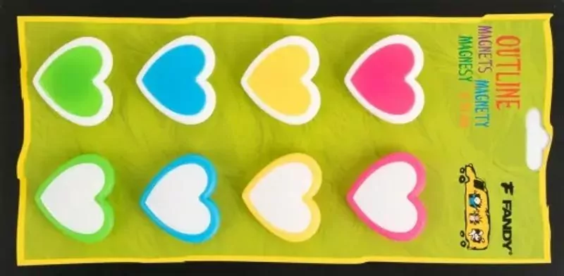 Magnesy Outline serca - tantis.pl