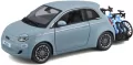 Eurotrek - Fiat 500e (2023) With Bikes Light Blue - tantis.pl