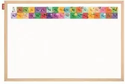 MemoBe. Tablica edukacyjna. Alphabet adventure!  60x40 cm